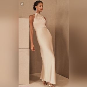 BHLDN Stain Charmeuse Dress/Gown Size 10 NWT